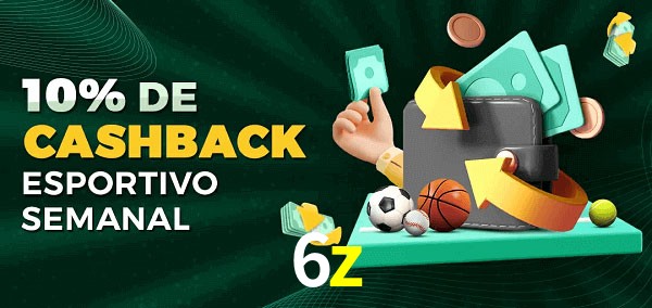 10% de bônus de cashback na 6z